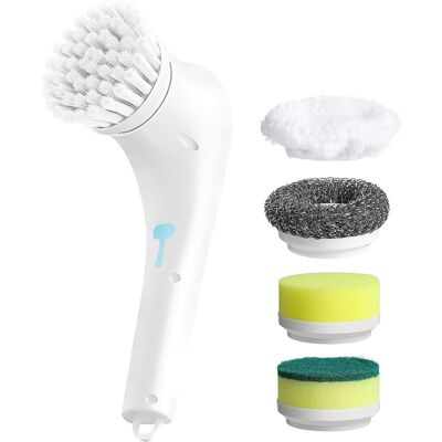 OEM Brosse De Nettoyage Électrique Rotative - Brosse De Nettoyage Portable Sans Fil Avec 5 Têtes De Brosse Remplaçables, Brosse De Nettoyage Électrique Rechargeable Pour Le Nettoyage - Publicité OEM Brosse De Nettoyage Électrique Rotative - Brosse De Nettoyage Portable Sans Fil Avec 5 Têtes De Brosse Remplaçables, Brosse De Nettoyage Électrique Rechargeable Pour Le Nettoyage - Publicité