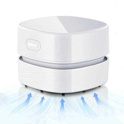 OEM Mini Aspirateur De Table Sans Fil Usb Rechargeable, 90 Min D'Autonomie, Rotatif 360°, Pour Miettes, Poussière Et Cendres Sur Table, Bureau Et Clavier - Publicité OEM Mini Aspirateur De Table Sans Fil Usb Rechargeable, 90 Min D'Autonomie, Rotatif 360°, Pour Miettes, Poussière Et Cendres Sur Table, Bureau Et Clavier - Publicité
