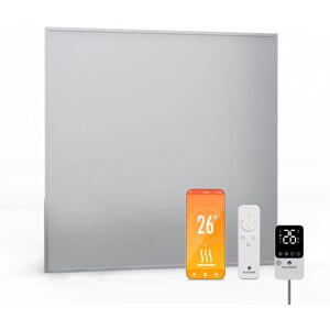 Radiateur Infrarouge Mural 360 W – Ip44, Thermostat Externe, Contrôle Par Appli & Télécommande, Aluminium, Verrouillage Parental, Pour Salle De Bain, 6-10 M² - Blumfeldt - Publicité Radiateur Infrarouge Mural 360 W – Ip44, Thermostat Externe, Contrôle Par Appli & Télécommande, Aluminium, Verrouillage Parental, Pour Salle De Bain, 6-10 M² - Blumfeldt - Publicité