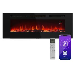 Galeras Smart Cheminée Électrique Effet De Flamme Murale - 1800 W, Led Réaliste, Contrôle Par Appli & Télécommande, Couleurs & Luminosité Réglables, Protection Contre La Surchauffe - Klarstein - Publicité Galeras Smart Cheminée Électrique Effet De Flamme Murale - 1800 W, Led Réaliste, Contrôle Par Appli & Télécommande, Couleurs & Luminosité Réglables, Protection Contre La Surchauffe - Klarstein - Publicité