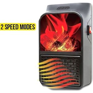 RG Poêle Électrique Avec Cordon Ventilateur 900w Cheminée - Publicité RG Poêle Électrique Avec Cordon Ventilateur 900w Cheminée - Publicité