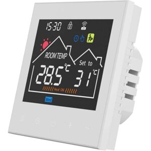 FLITI Thermostat Pour Chauffe-eau/chaudière À Gaz, Thermostat Programmable 3 A, Mémoire De Panne De Courant, Blanc (wi-fi Non Inclus) Xxw - Publicité FLITI Thermostat Pour Chauffe-eau/chaudière À Gaz, Thermostat Programmable 3 A, Mémoire De Panne De Courant, Blanc (wi-fi Non Inclus) Xxw - Publicité