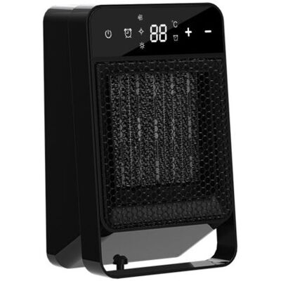 SCORPIO Chauffage Électrique Portable Bureau Maison, Écran Tactile Numérique 1500w Avec Télécommande, Chauffage Rapide Pour Surface 21-30㎡, Contrôle Intelligent Température, Protection Anti-renversement, Noir - Publicité SCORPIO Chauffage Électrique Portable Bureau Maison, Écran Tactile Numérique 1500w Avec Télécommande, Chauffage Rapide Pour Surface 21-30㎡, Contrôle Intelligent Température, Protection Anti-renversement, Noir - Publicité