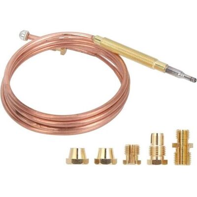 ECHOO Thermocouple Universel 900mm – Capteur De Température En Laiton – Installation Facile Avec Écrous – Pour Fours À Gaz Et Chauffages Au Propane - Publicité ECHOO Thermocouple Universel 900mm – Capteur De Température En Laiton – Installation Facile Avec Écrous – Pour Fours À Gaz Et Chauffages Au Propane - Publicité