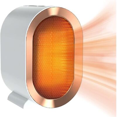SANS MARQUE Chauffage Soufflant Électrique En Céramique, Chauffage D'Appoint 600w Avec 2 Réglages De Chaleur Et Protection Contre La Surchauffe Chauffage Rapide - Publicité SANS MARQUE Chauffage Soufflant Électrique En Céramique, Chauffage D'Appoint 600w Avec 2 Réglages De Chaleur Et Protection Contre La Surchauffe Chauffage Rapide - Publicité
