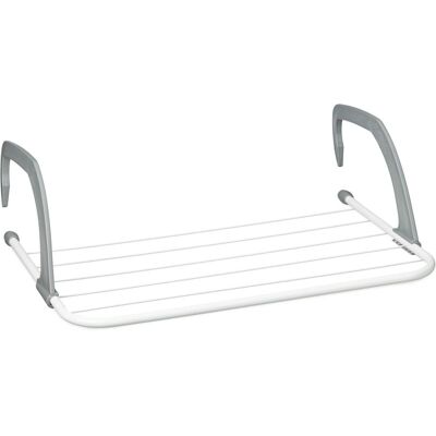 Melissa Ersandy – Séchoir À Linge Suspendu Pour Radiateur Et Balcon – Longueur 3 M – Acier Blanc – Compact Et Portable Pour Petits Espaces - Publicité Melissa Ersandy – Séchoir À Linge Suspendu Pour Radiateur Et Balcon – Longueur 3 M – Acier Blanc – Compact Et Portable Pour Petits Espaces - Publicité