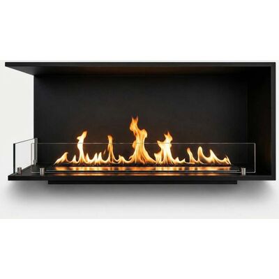 DIVINA FIRE Cheminée D'Angle Encastrable Au Bioéthanol Urano120 Topline - Publicité DIVINA FIRE Cheminée D'Angle Encastrable Au Bioéthanol Urano120 Topline - Publicité