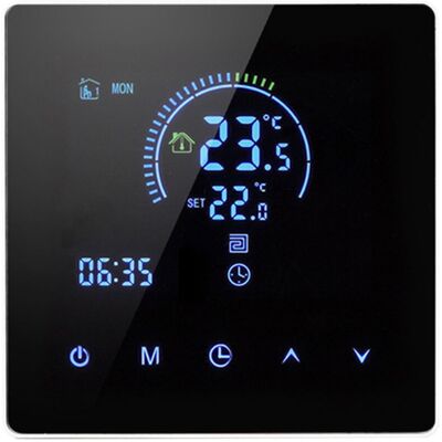 BRINSEA Tonchean – Thermostat Connecté Wifi Pour Chaudière À Gaz – Programmable Mural 16a – Tension 90-240v Ca – Design Moderne Noir - Publicité BRINSEA Tonchean – Thermostat Connecté Wifi Pour Chaudière À Gaz – Programmable Mural 16a – Tension 90-240v Ca – Design Moderne Noir - Publicité