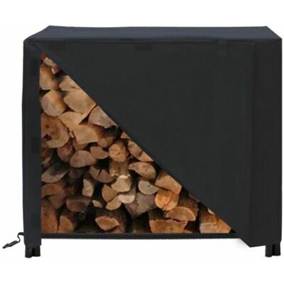 SANS MARQUE Support À Bois De Chauffage 48x24x42 Pouces, Couvercle Anti-poussière Pour Cheminée Extérieure De Grande Capacité, Étanche 210d - Publicité SANS MARQUE Support À Bois De Chauffage 48x24x42 Pouces, Couvercle Anti-poussière Pour Cheminée Extérieure De Grande Capacité, Étanche 210d - Publicité