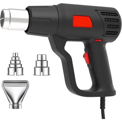 Melissa Décapeurs Thermiques 2000w Pistolet À Air Chaud 60℃600℃ Contrôle De Température Sans Paliers + 2 Débit D'Air Protection Contre Les Surcharges Adapté Au Chauffage, Au Dégivrage Et À La Soudure - Publicité Melissa Décapeurs Thermiques 2000w Pistolet À Air Chaud 60℃600℃ Contrôle De Température Sans Paliers + 2 Débit D'Air Protection Contre Les Surcharges Adapté Au Chauffage, Au Dégivrage Et À La Soudure - Publicité