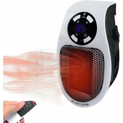 OEM Mini Chauffe-air Électrique Socket, Surchauffe H189 Mini Heater 500w, Mini Chauffage Soufflant 500w, Radiateur Électrique Soufflant 500w, Affichage Led, Système Thermostatique, Protection Contre-dou - Publicité OEM Mini Chauffe-air Électrique Socket, Surchauffe H189 Mini Heater 500w, Mini Chauffage Soufflant 500w, Radiateur Électrique Soufflant 500w, Affichage Led, Système Thermostatique, Protection Contre-dou - Publicité