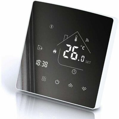 ABYSSE Thermostat Intelligent Thermostat De Chauffage Thermostat D'Ambiance Thermostat Wifi Thermostat Pour Chauffage Par Le Sol De Chaudière À Gaz/eau Compatible Avec Alexa, Google 3a Tgr85wifi - Publicité ABYSSE Thermostat Intelligent Thermostat De Chauffage Thermostat D'Ambiance Thermostat Wifi Thermostat Pour Chauffage Par Le Sol De Chaudière À Gaz/eau Compatible Avec Alexa, Google 3a Tgr85wifi - Publicité