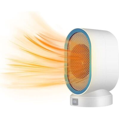 MOXIE Mini Chauffage Électrique Portable Ventilateur De Chauffage Maison 400w Miniature Basse Puissance Chauffant Du Soleil Chauffe Radiateur Électrique Portatif (bleu) - Publicité MOXIE Mini Chauffage Électrique Portable Ventilateur De Chauffage Maison 400w Miniature Basse Puissance Chauffant Du Soleil Chauffe Radiateur Électrique Portatif (bleu) - Publicité