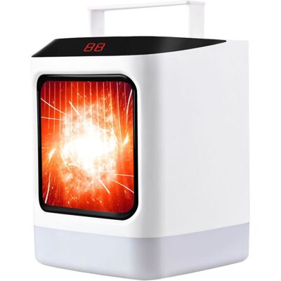 BRINSEA Mini Radiateur Électrique, Ventilateur De Bureau Portable, Chauffage, Maison, Bureau, Réduction Du Bruit, Prise Ue - Publicité BRINSEA Mini Radiateur Électrique, Ventilateur De Bureau Portable, Chauffage, Maison, Bureau, Réduction Du Bruit, Prise Ue - Publicité