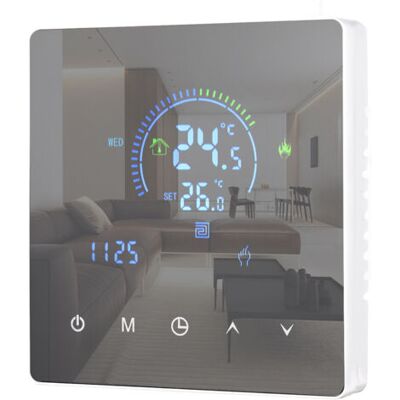 ABYSSE Thermostat Intelligent Intelligent, Thermostat De Chauffage De L'Eau, Affichage Lcd, Bouton Tactile Programmable Pour La Maison, Le Bureau, L'École, L'Hôtel - Publicité ABYSSE Thermostat Intelligent Intelligent, Thermostat De Chauffage De L'Eau, Affichage Lcd, Bouton Tactile Programmable Pour La Maison, Le Bureau, L'École, L'Hôtel - Publicité