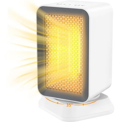 Melissa Chauffage Soufflant, Chauffage Electrique Céramique 900w/1000w, 3 Modes, Oscillation À 35°,1-2-4h Minuterie, Protection Multiple, Radiateur Soufflant Compact Pour Bureau, Chambre, Salon - Publicité Melissa Chauffage Soufflant, Chauffage Electrique Céramique 900w/1000w, 3 Modes, Oscillation À 35°,1-2-4h Minuterie, Protection Multiple, Radiateur Soufflant Compact Pour Bureau, Chambre, Salon - Publicité