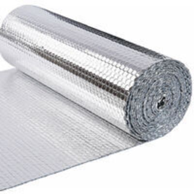 AIRSTRA Isolant Thermique A Bulle Double Couche Aluminium Radiateur Reflecteur 1x2m - Publicité AIRSTRA Isolant Thermique A Bulle Double Couche Aluminium Radiateur Reflecteur 1x2m - Publicité
