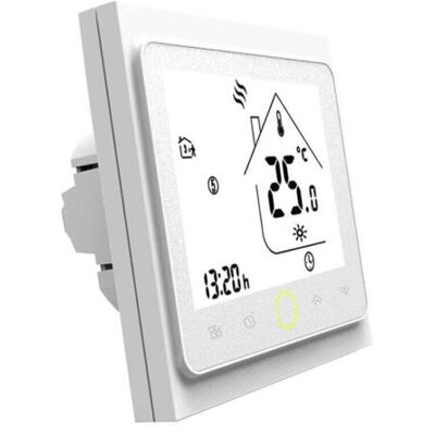 ABYSSE Modèle Bht-002-gc Chaudière Chauffe-eau Thermostat Intelligent Contrôleur De Température Blanc - Publicité ABYSSE Modèle Bht-002-gc Chaudière Chauffe-eau Thermostat Intelligent Contrôleur De Température Blanc - Publicité
