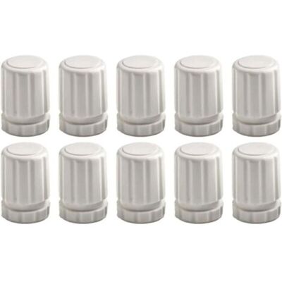 ABYSSE Lot De 10 Interrupteurs De Volant Manuels En Abs Blanc Pour Collecteur De Chauffage Au Sol, Couvercles De Valve De Radiateur M30 X 1,5, Boutons De Contrôle De Température Pour Radiateurs Et - Publicité ABYSSE Lot De 10 Interrupteurs De Volant Manuels En Abs Blanc Pour Collecteur De Chauffage Au Sol, Couvercles De Valve De Radiateur M30 X 1,5, Boutons De Contrôle De Température Pour Radiateurs Et - Publicité
