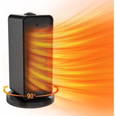 SANS MARQUE Chauffage D'Appoint 1200w, Radiateur Electrique Ceramique 90°oscillation, Chauffage Electrique 2 Modes De Chauffage, Chauffage Soufflant Silencieux - Publicité SANS MARQUE Chauffage D'Appoint 1200w, Radiateur Electrique Ceramique 90°oscillation, Chauffage Electrique 2 Modes De Chauffage, Chauffage Soufflant Silencieux - Publicité