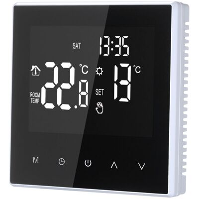 MOXIE Sjlerst Thermostat Intelligent, Chauffage Électrique Au Sol Programmable Hebdomadaire Avec Grand Écran Lcd, Pour Maison, École, Bureau, Hôtel, 16 A (pas De Type Wi-fi) - Publicité MOXIE Sjlerst Thermostat Intelligent, Chauffage Électrique Au Sol Programmable Hebdomadaire Avec Grand Écran Lcd, Pour Maison, École, Bureau, Hôtel, 16 A (pas De Type Wi-fi) - Publicité