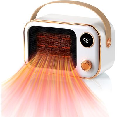 OEM Chauffage Soufflant Ceramique, 1200w Chauffage D'Appoint Soufflant Céramique, Conception Anti-basculement, Mini Radiateur Soufflant Electrique Pour La Chambre, Le Salon, Le Bureau (blanc) - Publicité OEM Chauffage Soufflant Ceramique, 1200w Chauffage D'Appoint Soufflant Céramique, Conception Anti-basculement, Mini Radiateur Soufflant Electrique Pour La Chambre, Le Salon, Le Bureau (blanc) - Publicité