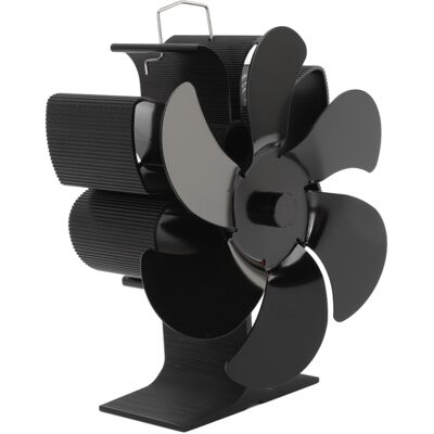 EOSNOW Ventilateur De Poêle 6 Pales Plus Grand Volume D'Air Fonctionnement À Faible Bruit Résistance À L'Usure Cheminée Noir S - Publicité EOSNOW Ventilateur De Poêle 6 Pales Plus Grand Volume D'Air Fonctionnement À Faible Bruit Résistance À L'Usure Cheminée Noir S - Publicité