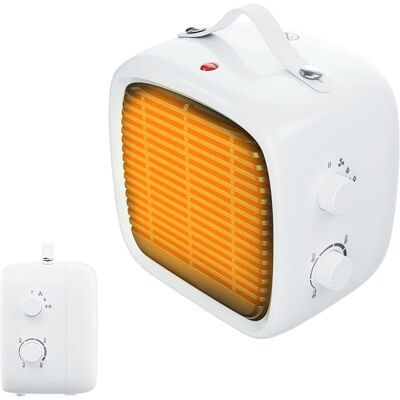 OEM Mini Chauffage Électrique Portable, Radiateur Ventilateur Céramique Ptc, 3 Niveaux De Puissance, Chauffage Soufflant D'Appoint Pour Chambre - Publicité OEM Mini Chauffage Électrique Portable, Radiateur Ventilateur Céramique Ptc, 3 Niveaux De Puissance, Chauffage Soufflant D'Appoint Pour Chambre - Publicité