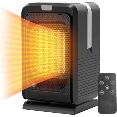 OEM Chauffage D'Appoint 1000w Avec Télécommande, Radiateur Soufflant Céramique Ptc Chauffage Electrique Radiateur Electrique, 3 Vitesses Réglables, Timer, Protection Contre La Surchauffe Et Le Basculement - Publicité OEM Chauffage D'Appoint 1000w Avec Télécommande, Radiateur Soufflant Céramique Ptc Chauffage Electrique Radiateur Electrique, 3 Vitesses Réglables, Timer, Protection Contre La Surchauffe Et Le Basculement - Publicité