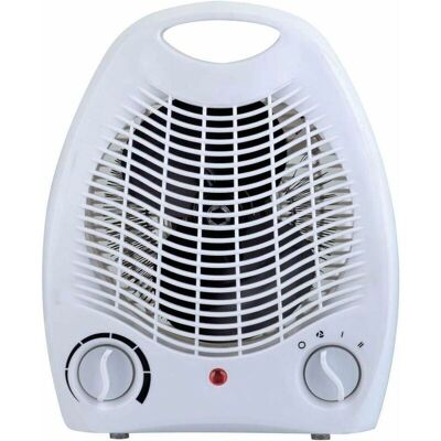OEM Radiateur Soufflant Thermique 2000 Watts Blanc Avec Thermostat Mécanique Et Ventilation Froide - Publicité OEM Radiateur Soufflant Thermique 2000 Watts Blanc Avec Thermostat Mécanique Et Ventilation Froide - Publicité