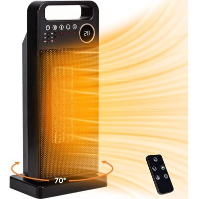 Melissa Chauffage D'Appoint 2000w, Eco Radiateur Electrique Céramique, Ptc Chauffage Electrique,2-12h Minuterie,70°oscillation, Thermostat Réglable, Protection Multiple, 3 Modes, Salle De Bain Maison Bureau - Publicité Melissa Chauffage D'Appoint 2000w, Eco Radiateur Electrique Céramique, Ptc Chauffage Electrique,2-12h Minuterie,70°oscillation, Thermostat Réglable, Protection Multiple, 3 Modes, Salle De Bain Maison Bureau - Publicité