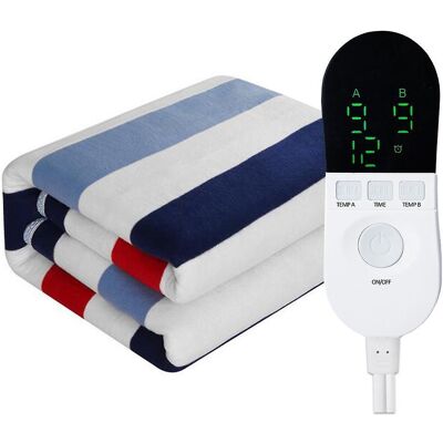 MIXHOME Couverture Chauffante Électrique Double, 152 X 180 Cm (60 X 70,9 Pouces), Couverture Chauffante À Chauffage Rapide Avec 9 Niveaux De Chaleur. Publicité MIXHOME Couverture Chauffante Électrique Double, 152 X 180 Cm (60 X 70,9 Pouces), Couverture Chauffante À Chauffage Rapide Avec 9 Niveaux De Chaleur. Publicité