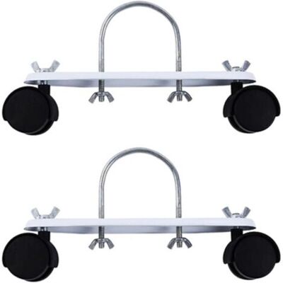 ABYSSE (noir) Lot De 2 Supports De Radiateur Pour Radiateurs Électriques, Base À Rouleaux Hydroélectrique, Support De Poulie Mobile Spécial - Publicité ABYSSE (noir) Lot De 2 Supports De Radiateur Pour Radiateurs Électriques, Base À Rouleaux Hydroélectrique, Support De Poulie Mobile Spécial - Publicité
