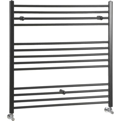 Hudson Reed - Artle - Sèche-serviettes Design Moderne Noir - Plat 100 Cm X 100 Cm - Publicité Hudson Reed - Artle - Sèche-serviettes Design Moderne Noir - Plat 100 Cm X 100 Cm - Publicité