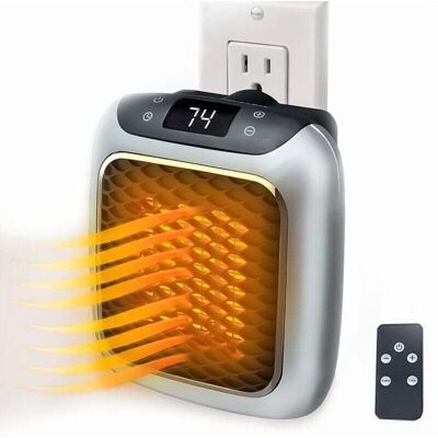 OEM Chauffage Soufflant Intelligent En Céramique 800 W, Chauffage Électrique Avec Prise Murale, Mini Radiateur Soufflant Électrique Avec Thermostat À Distance Pour Chambre, Bureau, Salon-dou - Publicité OEM Chauffage Soufflant Intelligent En Céramique 800 W, Chauffage Électrique Avec Prise Murale, Mini Radiateur Soufflant Électrique Avec Thermostat À Distance Pour Chambre, Bureau, Salon-dou - Publicité