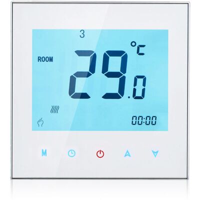 MOXIE Sjlerst Thermostat Numérique, Thermostat Mural Intelligent, Thermostat D'Ambiance 5a 110-230 V, Programmable Hebdomadaire, Écran Tactile Lcd, Thermostat De Chauffage De L'Eau - Publicité MOXIE Sjlerst Thermostat Numérique, Thermostat Mural Intelligent, Thermostat D'Ambiance 5a 110-230 V, Programmable Hebdomadaire, Écran Tactile Lcd, Thermostat De Chauffage De L'Eau - Publicité