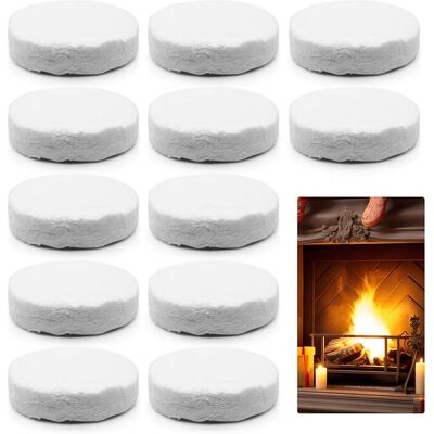 SANS MARQUE Lot De 12 Pelotes De Laine Céramique Pour Bioéthanol - 8,6 X 2,5 Cm - Rondes - Résistantes À La Chaleur - Pour Cheminée Au Bioéthanol - Publicité SANS MARQUE Lot De 12 Pelotes De Laine Céramique Pour Bioéthanol - 8,6 X 2,5 Cm - Rondes - Résistantes À La Chaleur - Pour Cheminée Au Bioéthanol - Publicité
