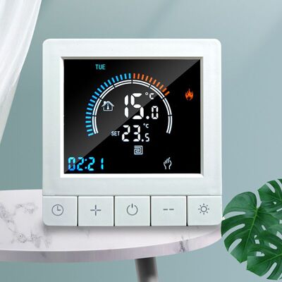 MOXIE Sjlerst Thermostat Numérique Programmable Avec Sécurité Enfant, Écran Lcd Thermostat Pour Chauffe-eau À Sonde Ntc, Pour Chauffage Par Le Sol, Pour La Maison, Le Bureau Et L'Hôtel - Publicité MOXIE Sjlerst Thermostat Numérique Programmable Avec Sécurité Enfant, Écran Lcd Thermostat Pour Chauffe-eau À Sonde Ntc, Pour Chauffage Par Le Sol, Pour La Maison, Le Bureau Et L'Hôtel - Publicité