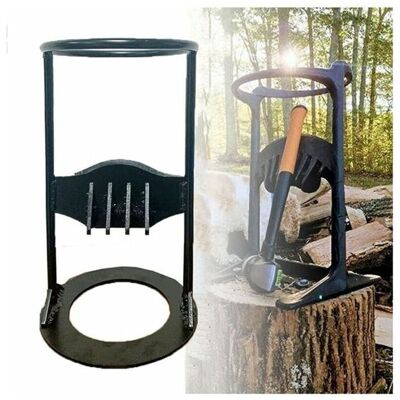 SANS MARQUE Fendeuse Allumée Au Bois De Chauffage,fendeuse Bûches Manuelle,cale En Fonte Fendue Allumée Au Bois Chauffage ,black - Publicité SANS MARQUE Fendeuse Allumée Au Bois De Chauffage,fendeuse Bûches Manuelle,cale En Fonte Fendue Allumée Au Bois Chauffage ,black - Publicité