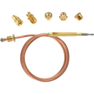 OEM Kit Thermocouple À Gaz Universel 90cm M6x0.75, Thermocouple De Sécurité Avec 5 Adaptateurs, Dispositif De Sécurité Pour Chauffage Gazinière Brasero Four Chauffe-eau - Publicité OEM Kit Thermocouple À Gaz Universel 90cm M6x0.75, Thermocouple De Sécurité Avec 5 Adaptateurs, Dispositif De Sécurité Pour Chauffage Gazinière Brasero Four Chauffe-eau - Publicité