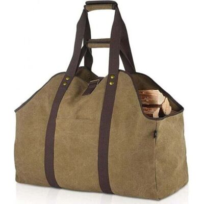 ABYSSE Grand Sac À Bûches 60cm X 30cm X 50cm - Publicité ABYSSE Grand Sac À Bûches 60cm X 30cm X 50cm - Publicité