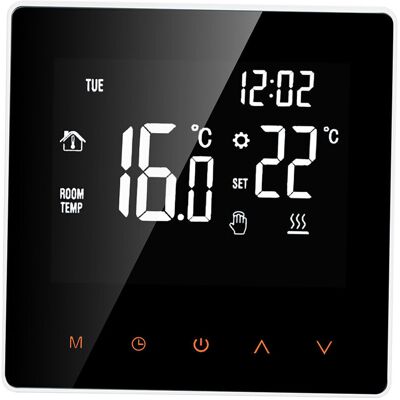 BRINSEA Thermostat Intelligent Eau / Gaz Chaudiere Numerique Regulateur De Temperature Ecran Lcd Tactile Programmable Semaine Antigel Fonction De Chauffe-eau Thermostat, Blanc, Pas De Wifi - Publicité BRINSEA Thermostat Intelligent Eau / Gaz Chaudiere Numerique Regulateur De Temperature Ecran Lcd Tactile Programmable Semaine Antigel Fonction De Chauffe-eau Thermostat, Blanc, Pas De Wifi - Publicité