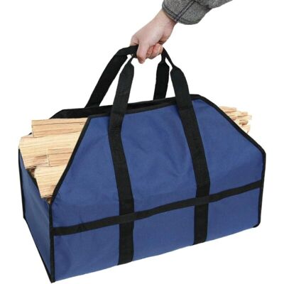 MOXIE Sac Bois Cheminée - Sac A Buches De Cheminée Sac De Bois De Chauffage Support De Cheminée Poêle À Bois Accessoires, Bleu - Publicité MOXIE Sac Bois Cheminée - Sac A Buches De Cheminée Sac De Bois De Chauffage Support De Cheminée Poêle À Bois Accessoires, Bleu - Publicité