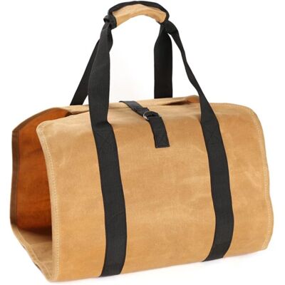 MOXIE Sac À Bûches Bois De Chauffage En Toile, Panier À Bûches,sac De Rangement Pour Bois De Chauffage, Avec Poignées Grande Capacité Pour Cheminée Transport De Bois Bûches(9843cm) - Publicité MOXIE Sac À Bûches Bois De Chauffage En Toile, Panier À Bûches,sac De Rangement Pour Bois De Chauffage, Avec Poignées Grande Capacité Pour Cheminée Transport De Bois Bûches(9843cm) - Publicité