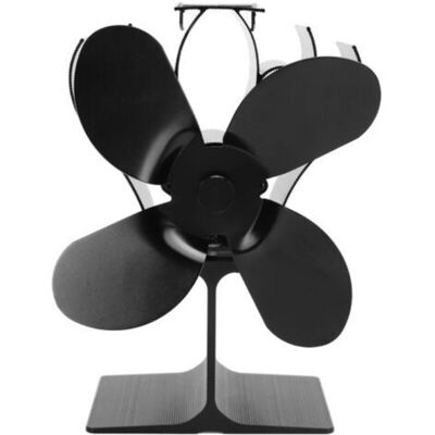 SANS MARQUE Ventilateur De Cheminée À 4 Pales, Démarrage Automatique, Résistant À La Température, Poêle À Bois Lt375 Noir, Diamètre 152mm - Publicité SANS MARQUE Ventilateur De Cheminée À 4 Pales, Démarrage Automatique, Résistant À La Température, Poêle À Bois Lt375 Noir, Diamètre 152mm - Publicité
