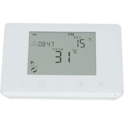 MOXIE Contrôleur De Température Dc5v 1a Écran Lcd Rétroéclairé Programmable Thermostat De Chauffage Électrique Intelligent Pour Chaudière À Gaz Et Système De Chauffage Par Le Sol À Eau - Publicité MOXIE Contrôleur De Température Dc5v 1a Écran Lcd Rétroéclairé Programmable Thermostat De Chauffage Électrique Intelligent Pour Chaudière À Gaz Et Système De Chauffage Par Le Sol À Eau - Publicité