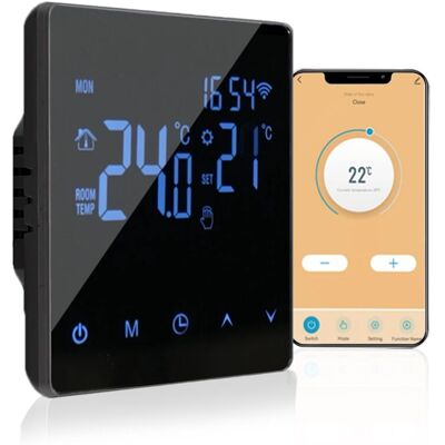 MOXIE Sjlerst Thermostat Intelligent Wifi Avec Écran Lcd Tactile Et Programme Hebdomadaire Programmable Pour Chauffe-eau 3a - Publicité MOXIE Sjlerst Thermostat Intelligent Wifi Avec Écran Lcd Tactile Et Programme Hebdomadaire Programmable Pour Chauffe-eau 3a - Publicité