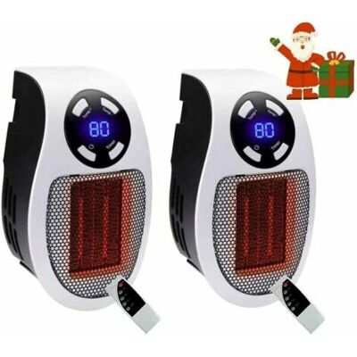 NO BRAND Pair - Chauffage Soufflant Céramique 500w – Mini Radiateur Portable – Thermostat Réglable – Fiche Rotative 180° – Économie D'Énergie - Publicité NO BRAND Pair - Chauffage Soufflant Céramique 500w – Mini Radiateur Portable – Thermostat Réglable – Fiche Rotative 180° – Économie D'Énergie - Publicité