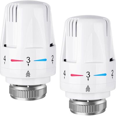 SANS MARQUE 2pcs Tête De Radiateur Thermostatique, Tête Thermostatique, Raccord M30 X 1,5,tête Thermostatique Intelligente Pour Thermostat Intelligent Et Pack Chauffage Collectif - Publicité SANS MARQUE 2pcs Tête De Radiateur Thermostatique, Tête Thermostatique, Raccord M30 X 1,5,tête Thermostatique Intelligente Pour Thermostat Intelligent Et Pack Chauffage Collectif - Publicité