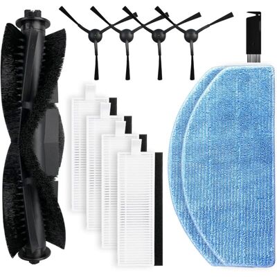 Melissa Remplacement Compatible Avec Robot Aspirateur Honiture G20 / G20 Pro, 1 Brosse Rotative, 4 Brosses Latérales, 4 Filtres Hepa, 2 Lingettes Serpillière Accessoires De Rechange - Publicité Melissa Remplacement Compatible Avec Robot Aspirateur Honiture G20 / G20 Pro, 1 Brosse Rotative, 4 Brosses Latérales, 4 Filtres Hepa, 2 Lingettes Serpillière Accessoires De Rechange - Publicité